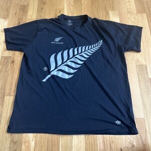 Vintage 90s New Zealand Oceania Island T-Shirt‎ Size XL Black